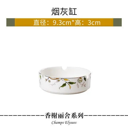 Tangshan Bone Porcelain Bowls and Dishes with Pottery Bowls and Plates with Soup Bowls and Noodles