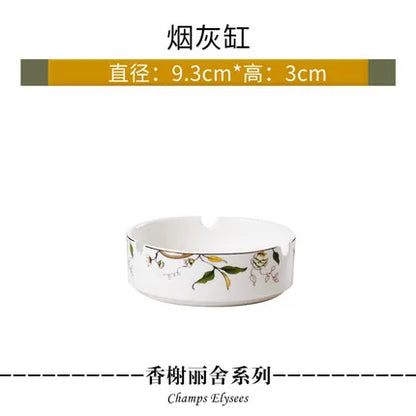 Tangshan Bone Porcelain Bowls and Dishes with Pottery Bowls and Plates with Soup Bowls and Noodles