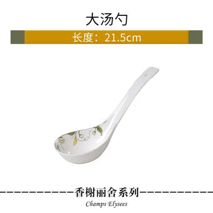 Tangshan Bone Porcelain Bowls and Dishes with Pottery Bowls and Plates with Soup Bowls and Noodles
