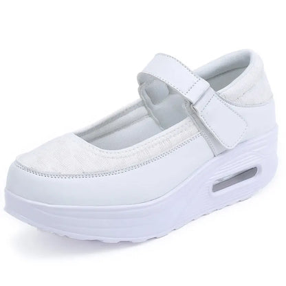 Big Size Flat Platform Shoes Woman Spring Summer Ladies Height Increasing Shoes Women Casual Platform Sneakers 35-42 WSH3298