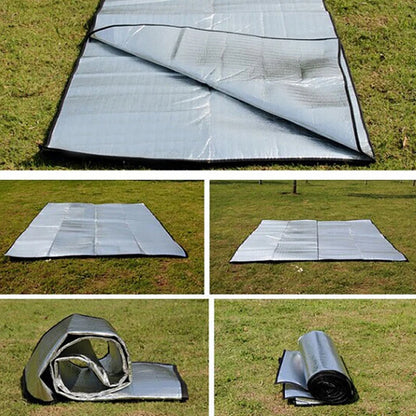 Camping Mat Foam Foil Blanket  Aluminum Insulation Foam Foil Mat Sleeping Pad Thermal Outdoor Tent Footprint Reflecting Heat