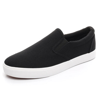 FUQIAO New Canvas Driving Shoes Men Green Black Yellow White Vulcanized Lazy Canvas Shoes Mens Designer Sneakers Fashion Men