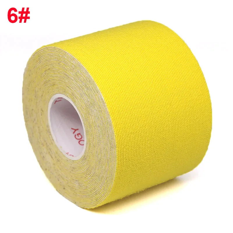 5m Kinesiology Wrap Tape Muscle Pain Relief Waterproof Sports Recovery Athletic Tape Strapping For Tennis Knee Finger Wrist