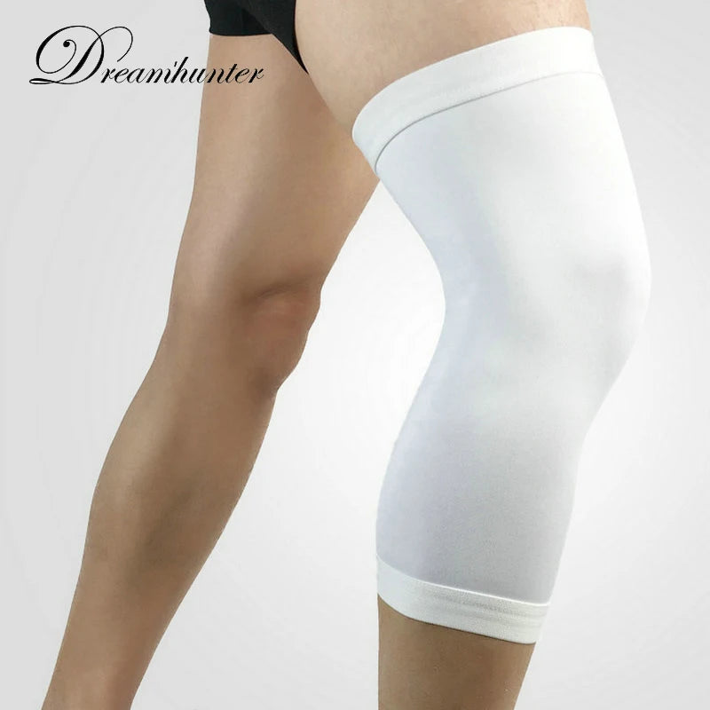 1pc Soft Sports Knee Pads Breathable Kneeling Compression Elastic Fitness Cycling Basketball Leg Sleeve Knee Support Guard Brace