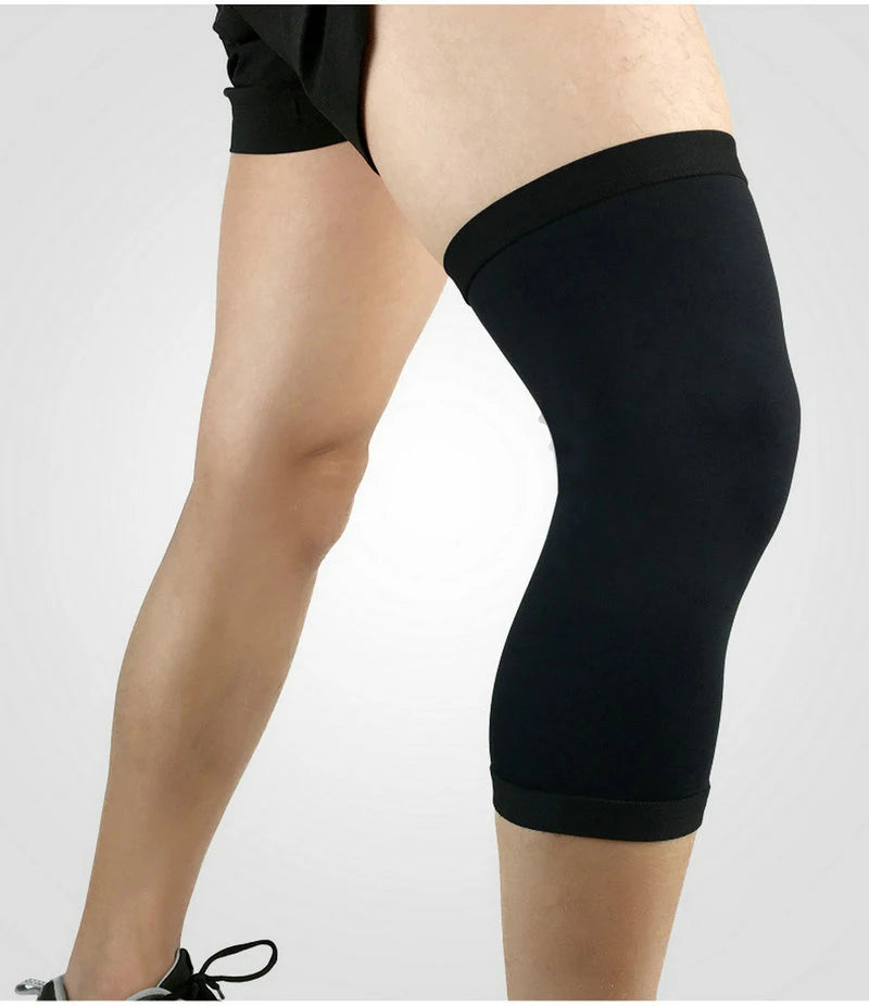 1pc Soft Sports Knee Pads Breathable Kneeling Compression Elastic Fitness Cycling Basketball Leg Sleeve Knee Support Guard Brace