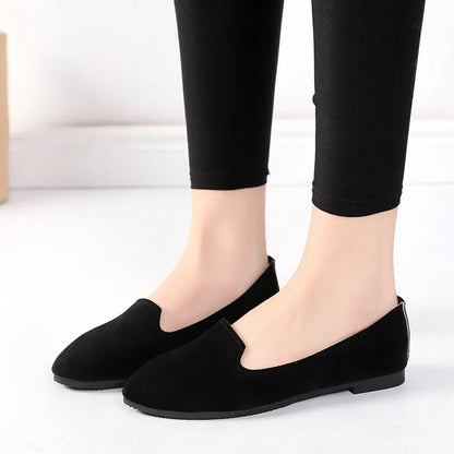 Spring Summer Women Flat Shoes Woman Ballet Flats Candy Color Ladies Shoes Large Size Autumn Casual Shoes Women Loafers WSH2216