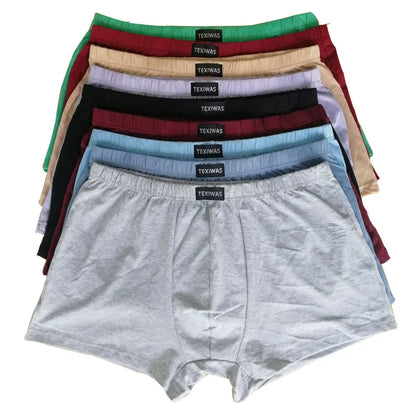 100% cotton  Big size underpants men's Boxers plus size  large size shorts breathable cotton underwear 5XL 6XL 4pcs/lot