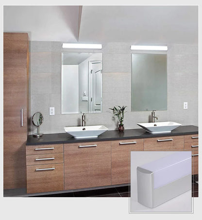 LED Wall Lights Nordic 12W/16W/22W Mirror Light Simple Bathroom Decor Lamps AC85-265V Aluminum Home Decors Interior Wall Lamp