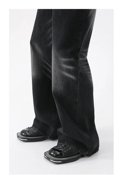 Men's Casual Loose Jeans Carpenter Designer New Men's Trend Washed Stone Black Gray Jeans Men's Personalized Customized Jeans
