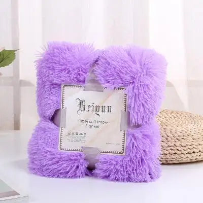 35   New Arrival Long Shaggy Throw Blanket Bedding Sheet Large Size Warm Soft Thick Fluffy Sofa Sherpa Blankets Pillowcase