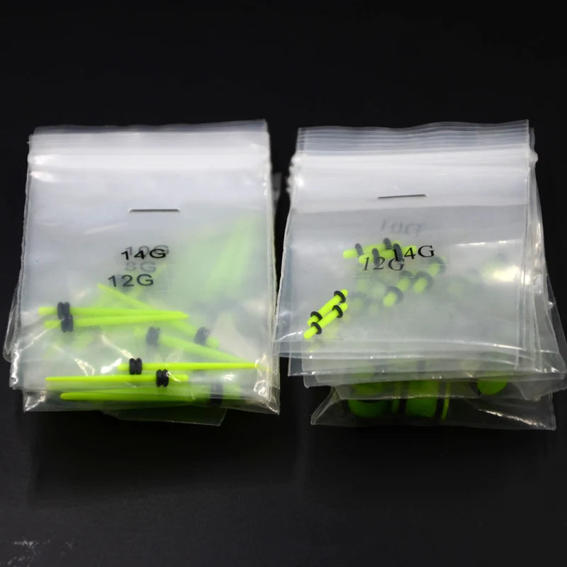 36pcs/lot Acrylic Ear Gauge Taper and Plug Stretching Kits Mixed Color