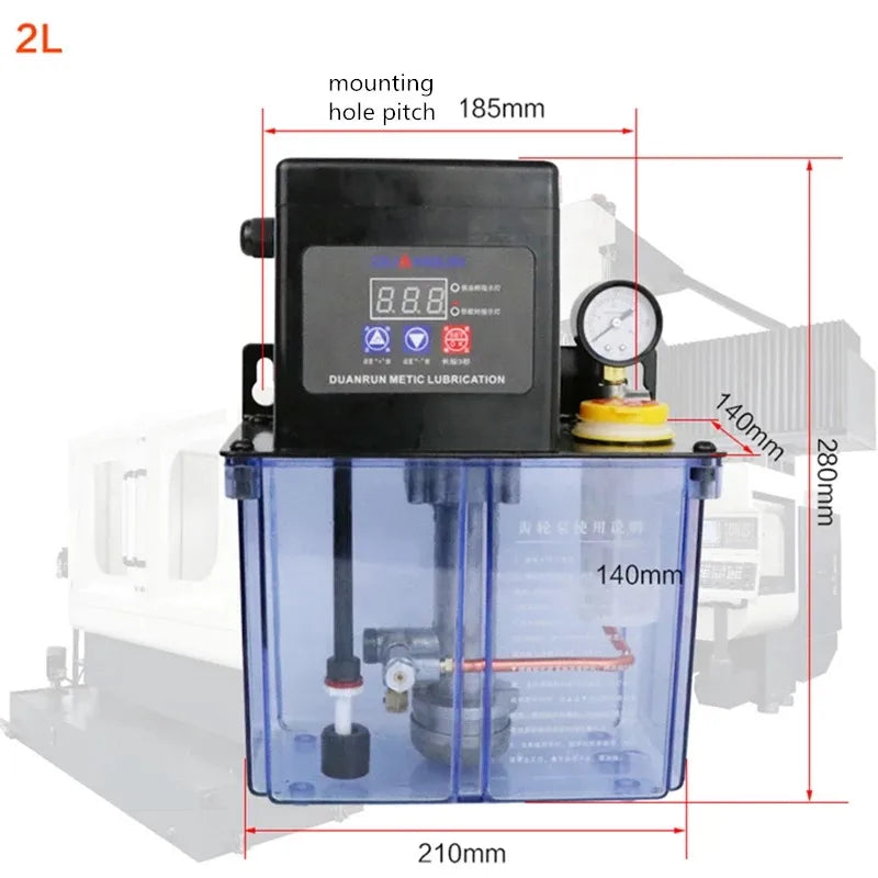 1.5L/2L Lubricant Pump Fully Automatic Fine-carved Injection Molding Machine Volume Discharge Lubricant Pump CNC Bed Gear
