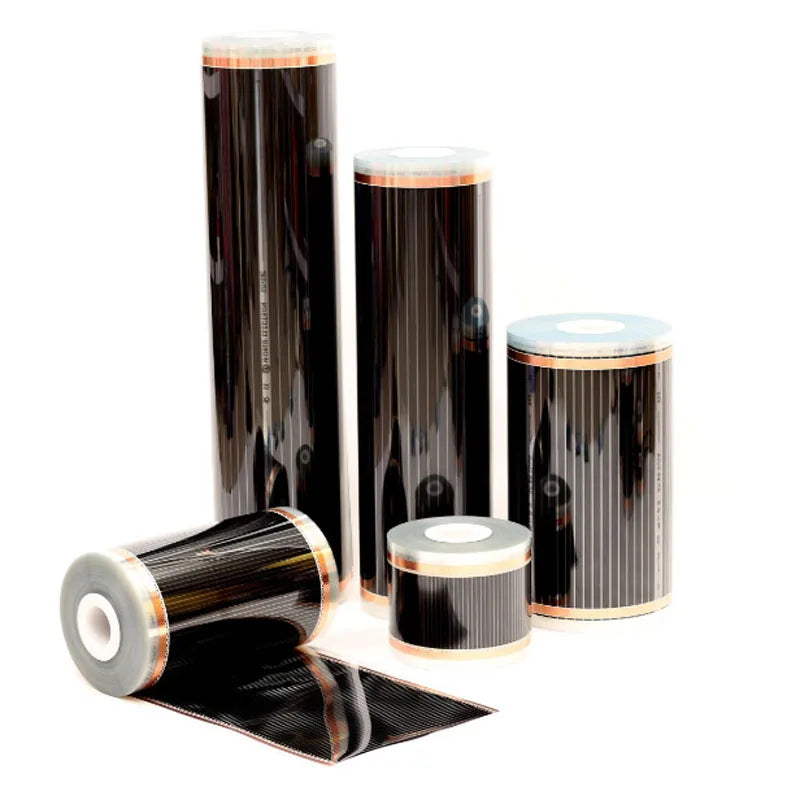 Graphene carbon crystal electrothermal film 400W/M2 floor heating wall heating safe energy saving constant temperature