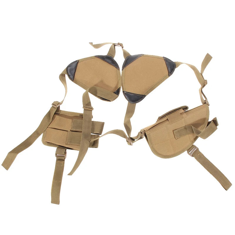 Left Right Hand Tactical Nylon Gun Holster Universal Pistol Gun Carry Pouch Concealed Shoulder Holster G17 M9 Gun