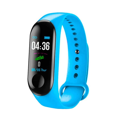 Wristwatch Fitness M3 Color Screen Smart Sport Bracelet Activity Running Tracker Heart Rate For Children Men Women Watch Hours