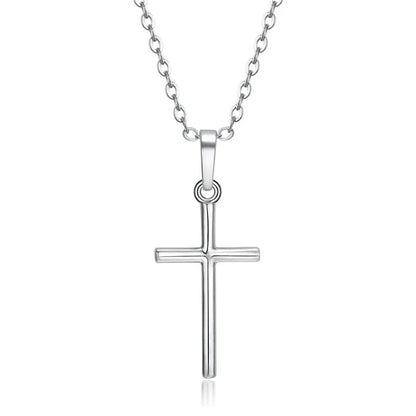 Fashion Female Cross Pendants dropshipping Gold Black Color Crystal Jesus Cross Pendant Necklace Jewelry For Men/Women Wholesale