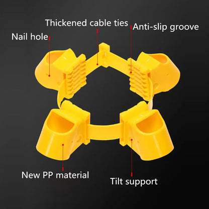 Practical Big Tree Growing Support Stake Bandage Landscape Tree Windproof Fixing Tripod Plastic Cups Greening Gardening Supplies