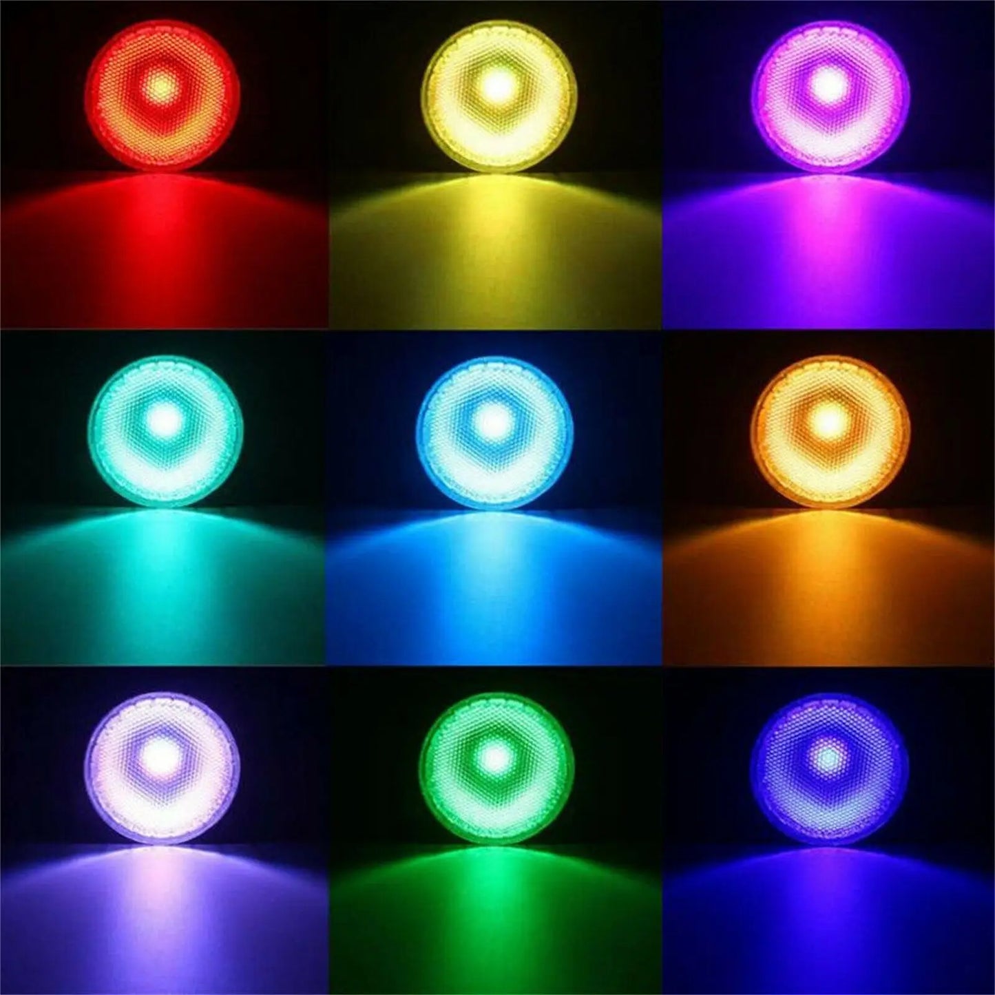 Dimmable RGB PAR30 PAR38 Par Light E27 15W 25W LED Spotlight Bulb Flood Lamp Remote Control Multicolor Home Decoration 110V 220V