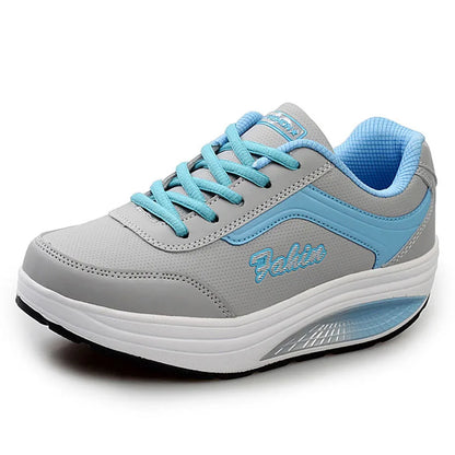 Women Sneakers Autumn Lace Up Vulcanized Shoes Woman Casual Platform Sneaker Women Summer Breathable Mesh Shoes Footwear WSH3779
