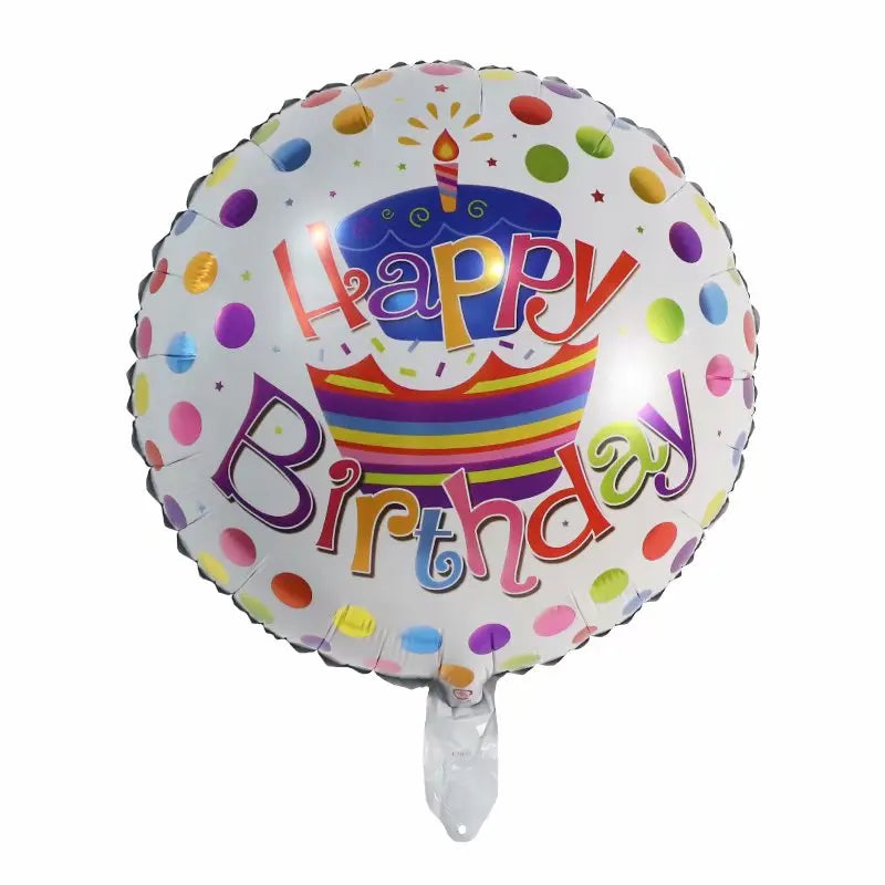 10pcs 18inch Happy Birthday Balloons Baby Shower Balloon Happy Birthday Party Decoration Foil Globos