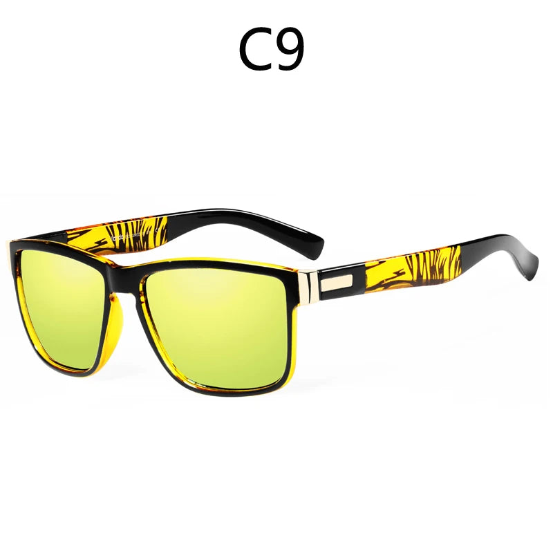 M plus Polarized Sunglasses Men Driving Sun glasses Square Glasses For Men High Quality UV400 Shades Eyewear