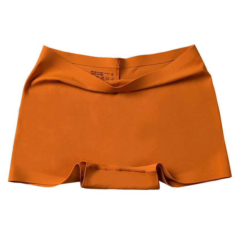 Seamless Women Boyshorts Boxers Cotton Crotch Antibacterial Ladies Safety Pants Thin Underwear for Spring Summer
