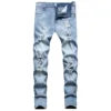 Private Label Destroyed Denim Jeans Ripped Skinny Jeans Men Jean Pants Streetwear Trousers