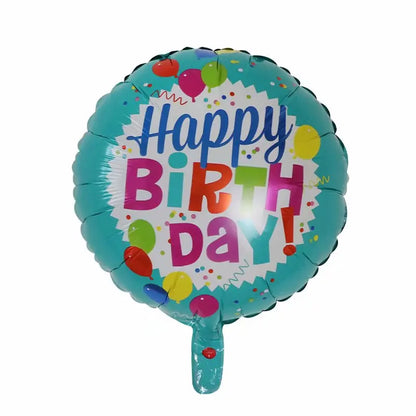 10pcs 18inch Happy Birthday Balloons Baby Shower Balloon Happy Birthday Party Decoration Foil Globos