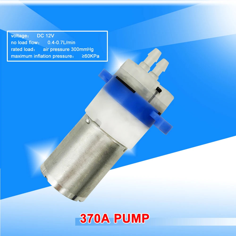 12V Micro DC Water Pump Food Grade Water Dispenser 370 Mini Pump 0.7-1.2L/min Low Noise Long Life Self-priming Pump Customized