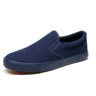FUQIAO New Canvas Driving Shoes Men Green Black Yellow White Vulcanized Lazy Canvas Shoes Mens Designer Sneakers Fashion Men