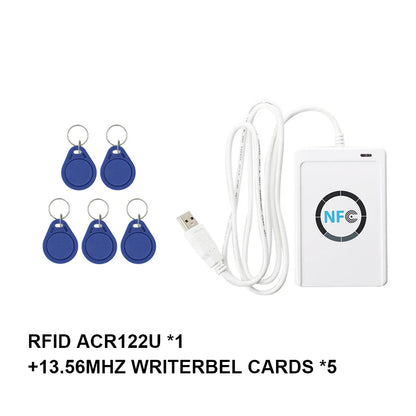USB ACR122U Contactless Smart Card Access Card Copy Reader IC Property Elevator Decryption Copy Machine 13.56MHZ