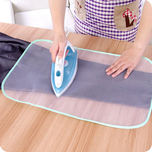 Mesh Ironing Press Cloth | Two Sizes & Single- or 5-Piece Options | Garment Pressing & Laundry Care