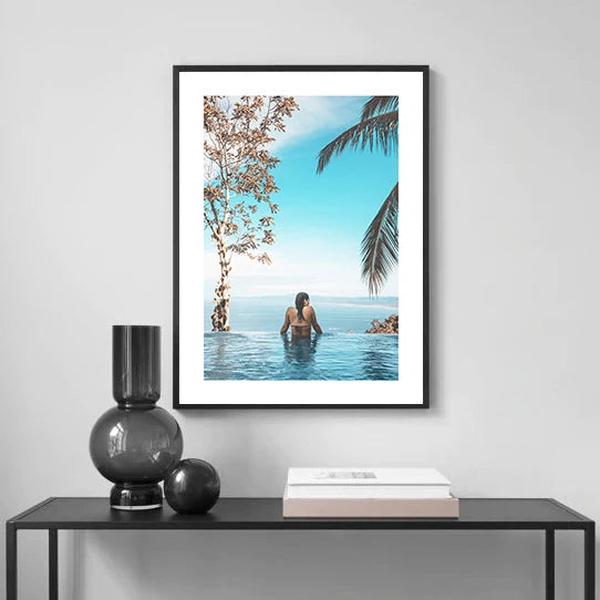Motivational Poster Nature Travel Summer Sea Beach Sand Surfing Unframed Wall Art Boho Kitchen Decor House Decoration Wall Art