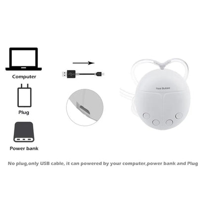 Real Bubee Single/double Electric Breast Pump With Milk Bottle Infant Usb Bpa Free Powerful Breast Pumps Baby Breast Feeding