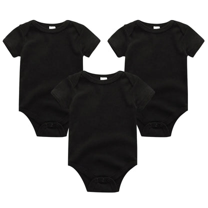 Baby Boy Jumpsuits 3 Pieces Newborn Clothes Set Toddler Girl Bodysuit Kiddiezoom Clothing 100%Cotton Soft Infant Rompers 0-12M