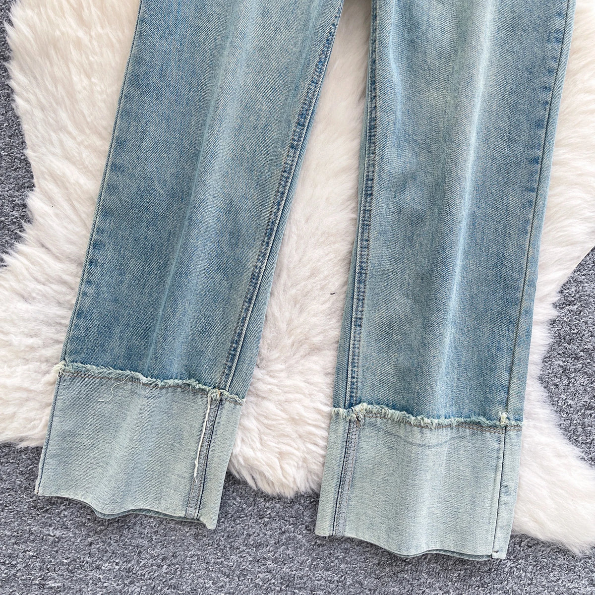 2025 Autumn Vintage Jeans Women Print High Waist Denim Pants Girls Outdoor Pants Wholesale