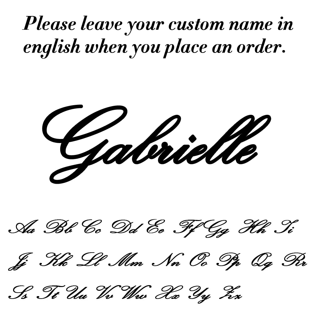 Sipuris Custom Name Necklace Personalized Golden Choker Stainless Steel Necklace For Women Man Customized Jewelry Weddings Gifts