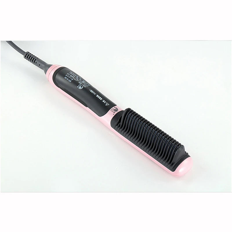 Electric Straightening Comb Ions Hair Straightener Brush Hair Care Styling Brushes Ceramic Irons Fast Heating Hair Styler