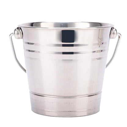 Stainless Steel Ice Bucket Champagne Wine Beer Cooler with Handle for Home Kitchen Party Bar Portable 1.5L/2L/2.5L /2.8L