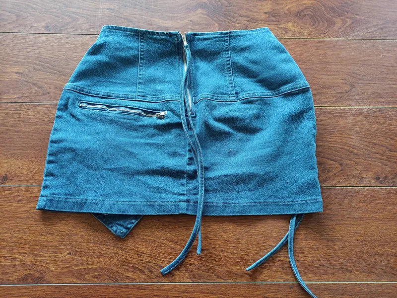 2023 Summer Clothes Skirts for Women Stylish Ladies Denim Mini Skirt 2023 Summer Wholesale Jeans Skirt With Stretch