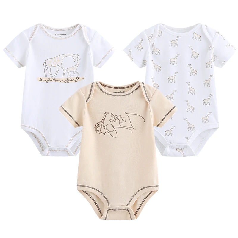 Newborn Clothes Set For Girls 100%Cotton Soft Baby Boys Romper Cartoon Casual Infant Jumpsuit Costume ropa bebe Clothing