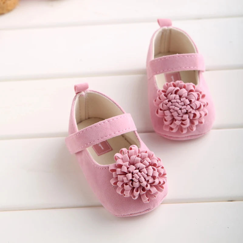 0-18 Months Newborn Baby Girl Walking Shoes Princess Shoes Little Baby Soft Bottom Anti Drop Girls Toddler Shoes