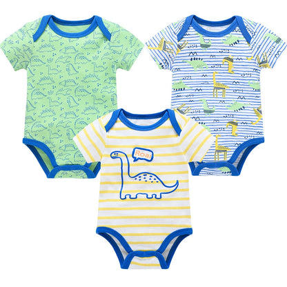 Kavkas Baby Girls Bodysuits 6/3 pcs/lot Summer Cotton Baby Clothes Short Sleeve Newborn body bebe 0-3 months Infant Clothing