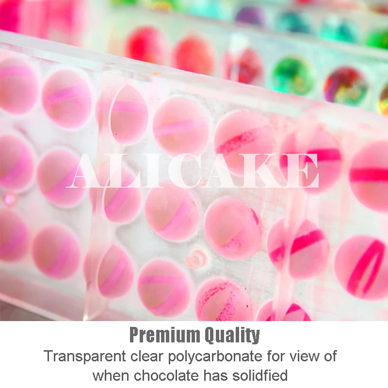 Polycarbonate Chocolate Mould Professional Molds for Candy Bonbons Bar Acrylic Mold Confectionery Baking Pastry Bakery Utensils