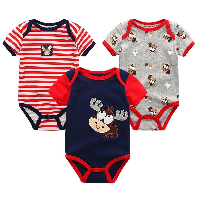 Newborn Clothes Set For Girls 100%Cotton Soft Baby Boys Romper Cartoon Casual Infant Jumpsuit Costume ropa bebe Clothing
