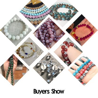 Natural Stone Beads 4 6 8 10mm Tiger Eye Lava Amazonite Turquoises Agates Jaspers Beads For Jewelry Making DIY Bracelet Necklace