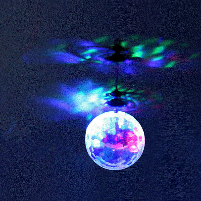 Flying Luminous Ball Toys RC Helicopter Aircraft Plane Flight Balls Led Light Electronic Infrared Induction Toys for Kids Boys