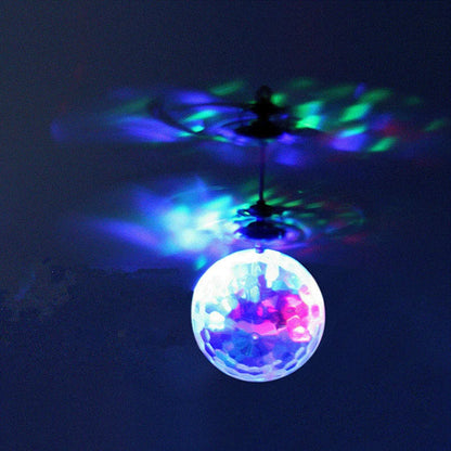 Flying Luminous Ball Toys RC Helicopter Aircraft Plane Flight Balls Led Light Electronic Infrared Induction Toys for Kids Boys