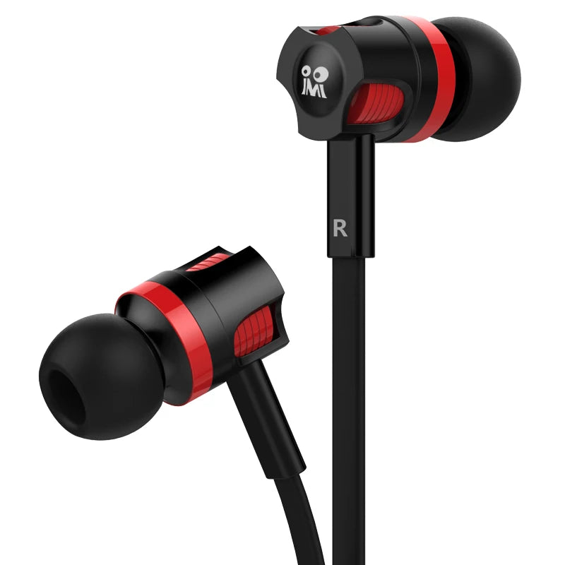 Extra Bass Headphones wired Earphone 3.5mm Earphones With Microphone Noodles Style наушники Sport Headset for Samsung