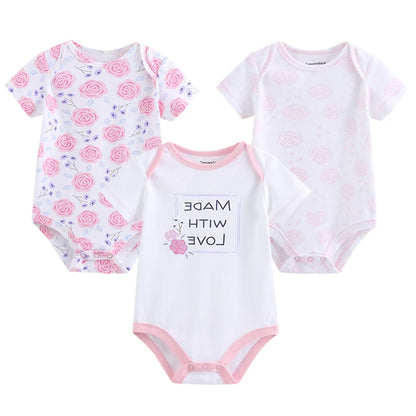Newborn Clothes Set For Girls 100%Cotton Soft Baby Boys Romper Cartoon Casual Infant Jumpsuit Costume ropa bebe Clothing